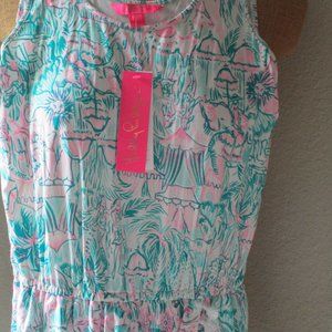 Lilly Pulitzer Women's Jarrett Romper SIZE IS MEDIUM NWT